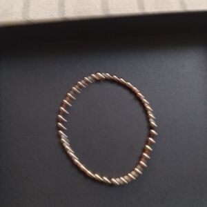 Twisted Gold-Tone Bracelet